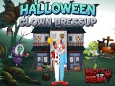Halloween Clown Dressup game background