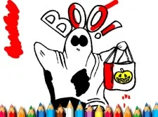 Halloween Coloring Book game background
