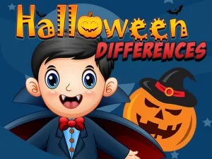 Halloween Differences game background