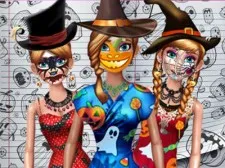 Halloween Doll Creator game background