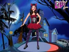 Halloween Doll Party Fashion game background