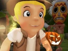 Halloween Island Running game background