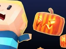 Halloween Parkour game background