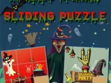 Halloween Sliding Puzzle game background
