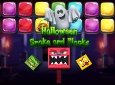 Halloween Snake and Blocks game background