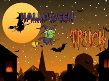 Halloween Truck Jigsaw game background