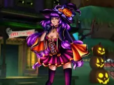 Halloween Witch Dress! game background