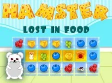 Hamster Lost In Food game background