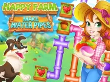 Happy farm make water pipes game background