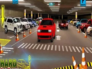 Hard Car Parking Modern Drive Game 3D game background
