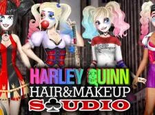 Harley Quinn Hair and Makeup Studio game background
