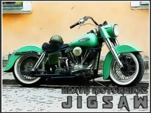 Schwere Motorräder Jigsaw. game background