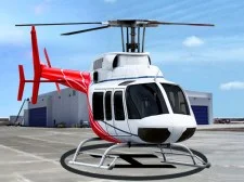 Helicopter Parking and Racing Simulator game background