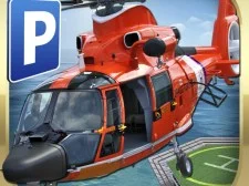 Helicopter Parking Simulator Game 3D game background