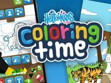 HelloKids Coloring Time game background