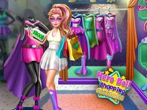 Hero Doll Shopping Costumes game background