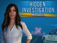 Hidden Investigation: Who Did it? game background