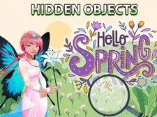 Hidden Objects Hello Spring game background
