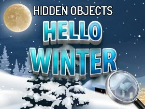 Hidden Objects Hello Winter game background