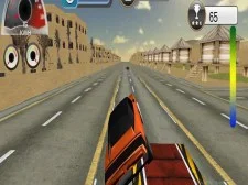 Simulación de autos de rampa de carretera