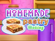 Homemade pastry Making game background