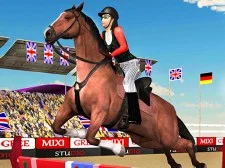 Horse Jumping Show 3D game background