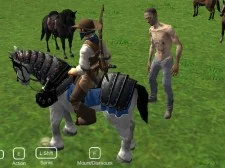 Horse Riding Simulator game background