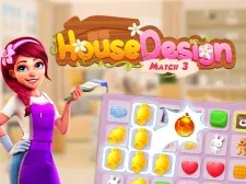 House Design Match 3 game background
