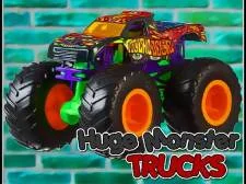 Huge Monster Trucks game background
