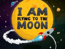 I Am Flying to the Moon game background