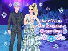 Ice Couple Princess Magic Date game background