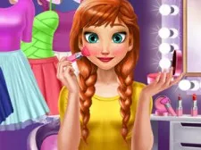 Ice Princess Makeup Time game background