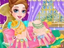 Ice Princess Nail Design game background
