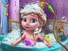 Ice Queen Baby Shower Fun game background