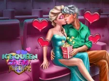 Ice Queen Cinema Flirting game background