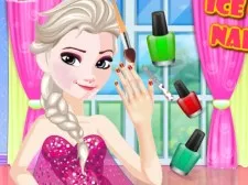 Ice Queen Nails Spa game background