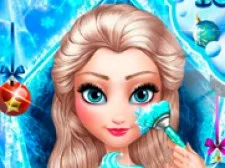 Ice Queen New Year Makeover game background