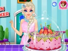Ice Queen Royal Baker game background