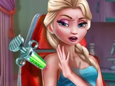 Ice Queen Vaccines Injection game background