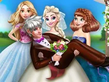 Ice Queen Wedding Photo game background