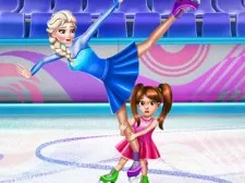 Ice Skating Competition game background