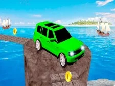 Impossible Jeep Racing Game : Crazy Tracks game background