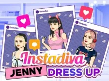 Instadiva Jenny Dress Up game background