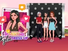 Instadiva Kylie Dress Up game background