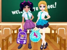 Jacqueline and Eliza School Bag Design Contest game background