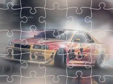 Japanese Racing Cars Jigsaw game background