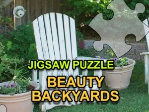 Jigsaw Puzzle Beauty Backyards game background
