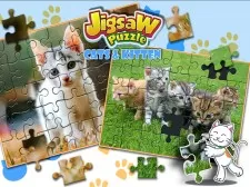 Jigsaw Puzzle Cats & Kitten game background