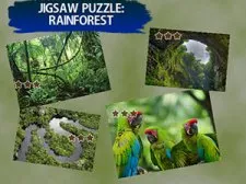 Jigsaw Puzzle Rain Forest game background