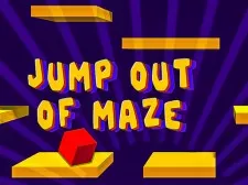 Jump out of maze game background